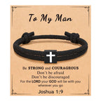 Milano Rope Cross Bracelet with Gift Card