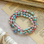 6mm Pastel UV-Glow Rosary Bracelet