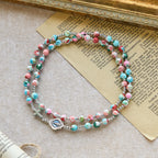 6mm Pastel UV-Glow Rosary Bracelet