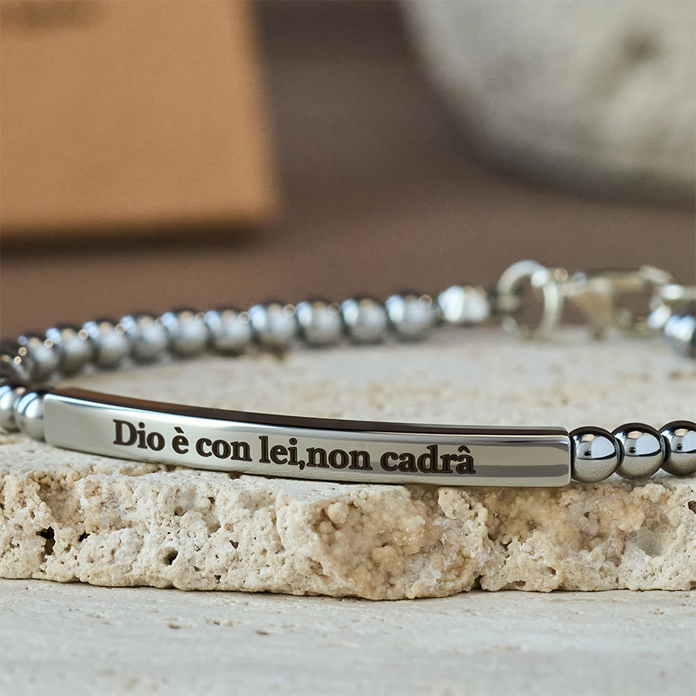 Matthew 19:26 & German Psalm 46:5 Bracelet