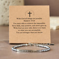 Matthew 19:26 & German Psalm 46:5 Bracelet