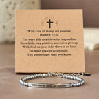 Matthew 19:26 & German Psalm 46:5 Bracelet