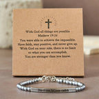 Matthew 19:26 & German Psalm 46:5 Bracelet