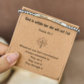 God Is First & Psalm 46:5 Bracelet