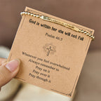 God Is First & Psalm 46:5 Bracelet