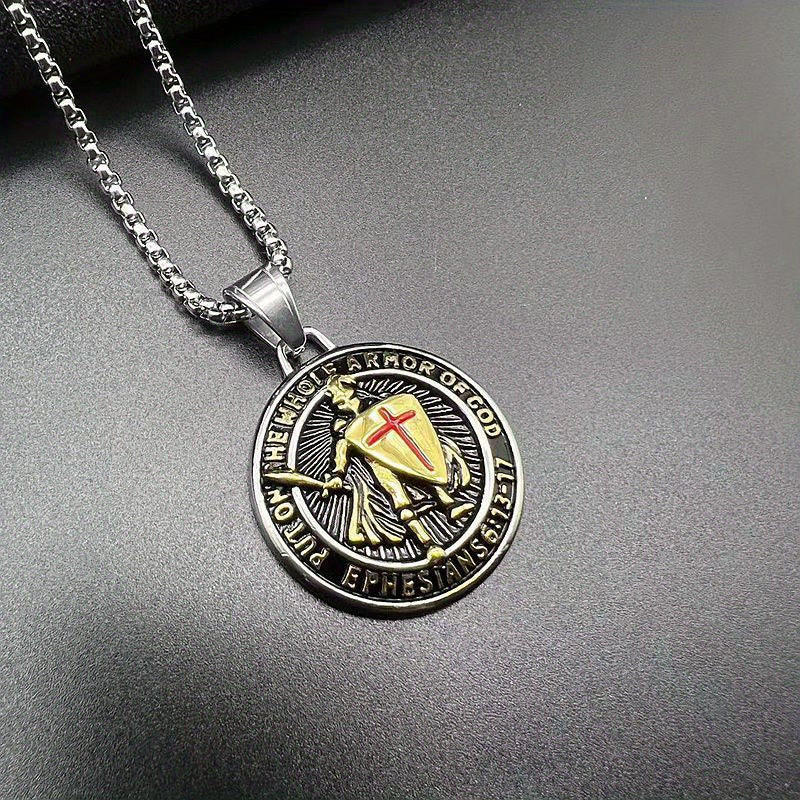 Vintage 3-Color Ephesians 6 Necklace