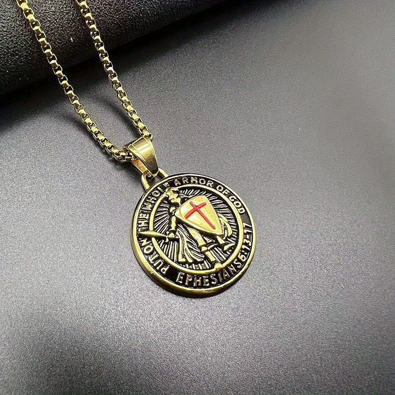 Vintage 3-Color Ephesians 6 Necklace
