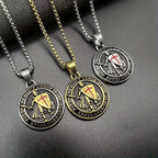 Vintage 3-Color Ephesians 6 Necklace
