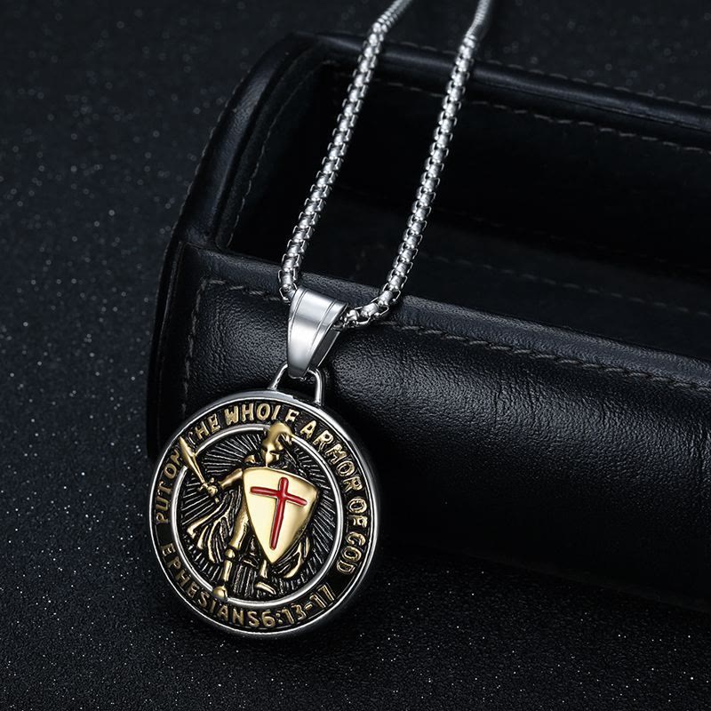 Vintage 3-Color Ephesians 6 Necklace
