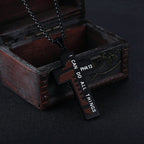 Rugby/Basketball Cross Necklace