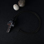 Rugby/Basketball Cross Necklace