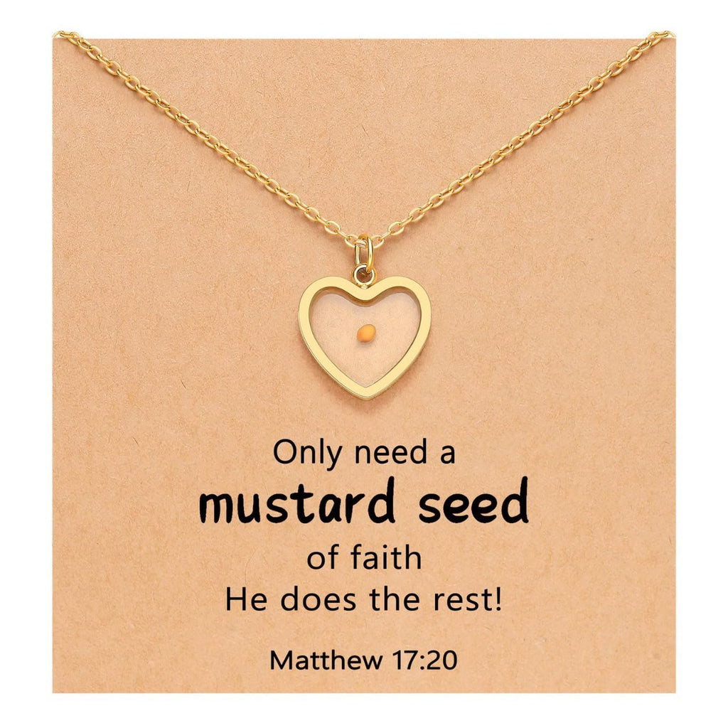Matthew 17:20 Multi-Shaped Mustard Seed Pendant