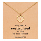 Matthew 17:20 Multi-Shaped Mustard Seed Pendant