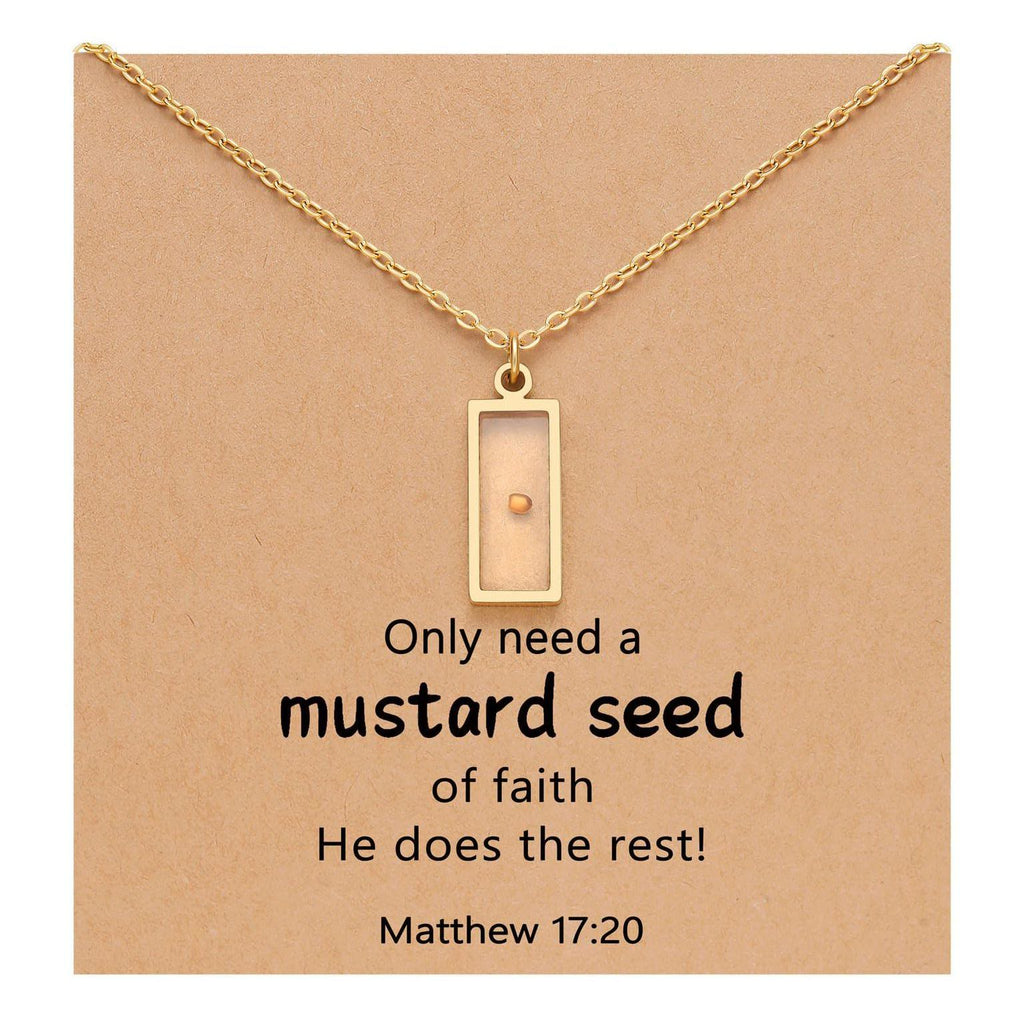 Matthew 17:20 Multi-Shaped Mustard Seed Pendant