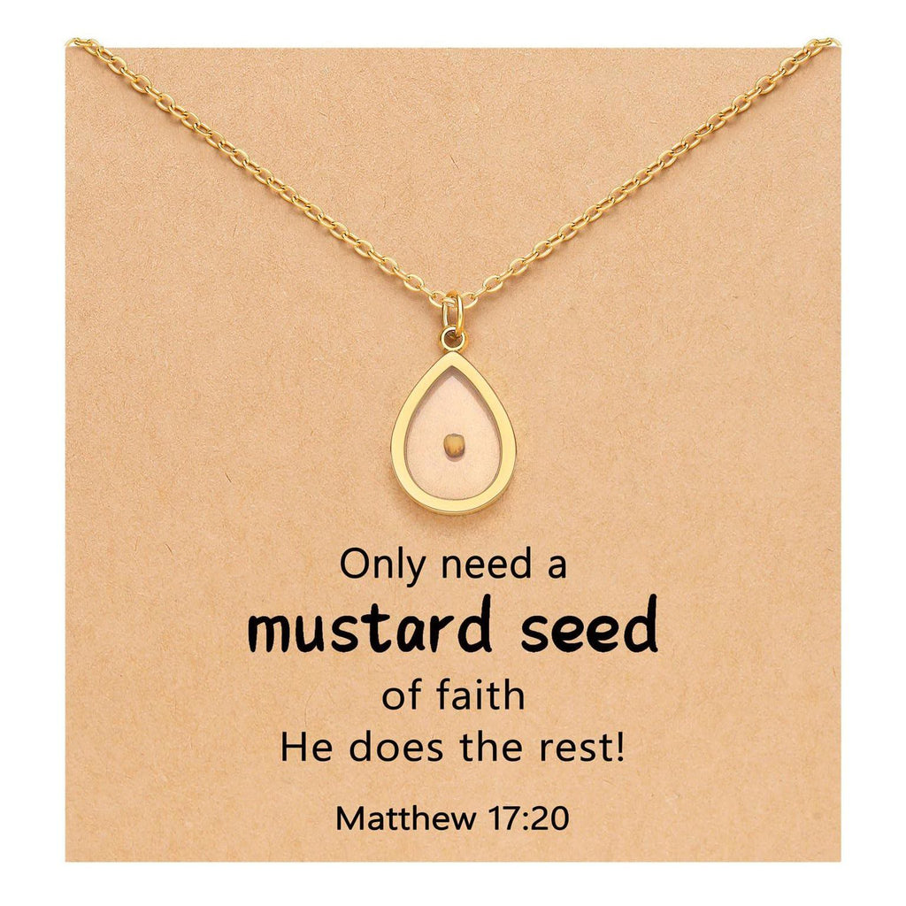 Matthew 17:20 Multi-Shaped Mustard Seed Pendant