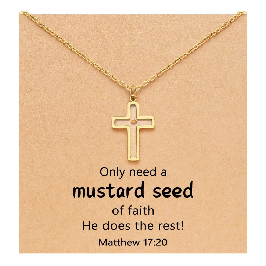 Matthew 17:20 Multi-Shaped Mustard Seed Pendant