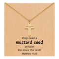 Matthew 17:20 Multi-Shaped Mustard Seed Pendant
