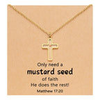 Matthew 17:20 Multi-Shaped Mustard Seed Pendant