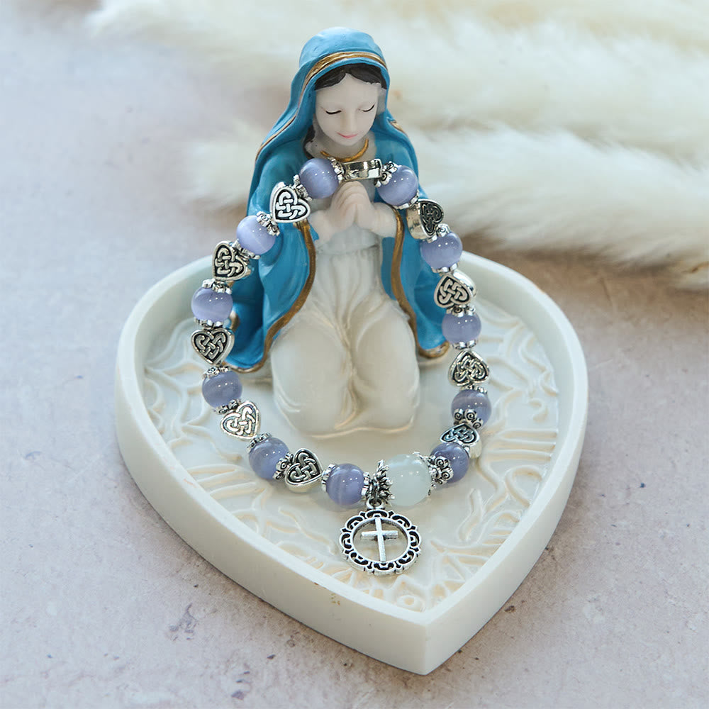 Celtic Knot Cat’s Eye Bracelet