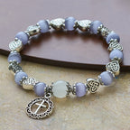 Celtic Knot Cat’s Eye Bracelet
