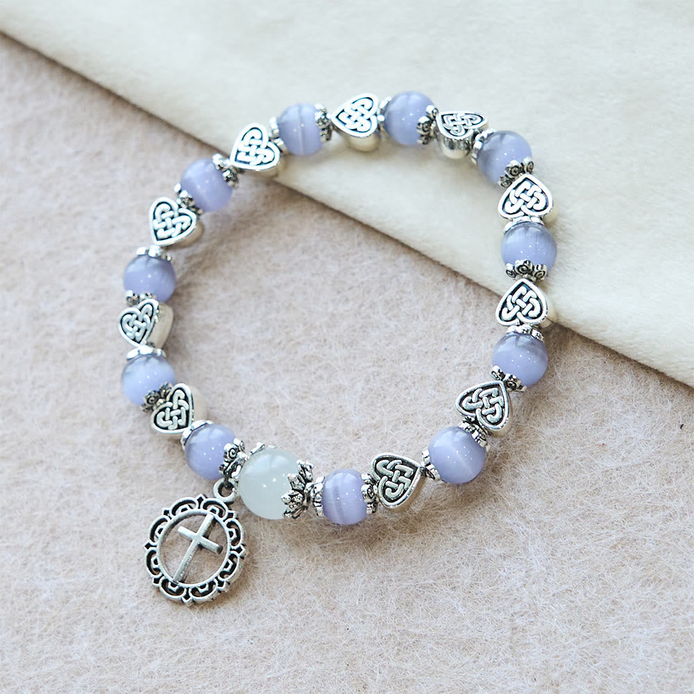 Celtic Knot Cat’s Eye Bracelet