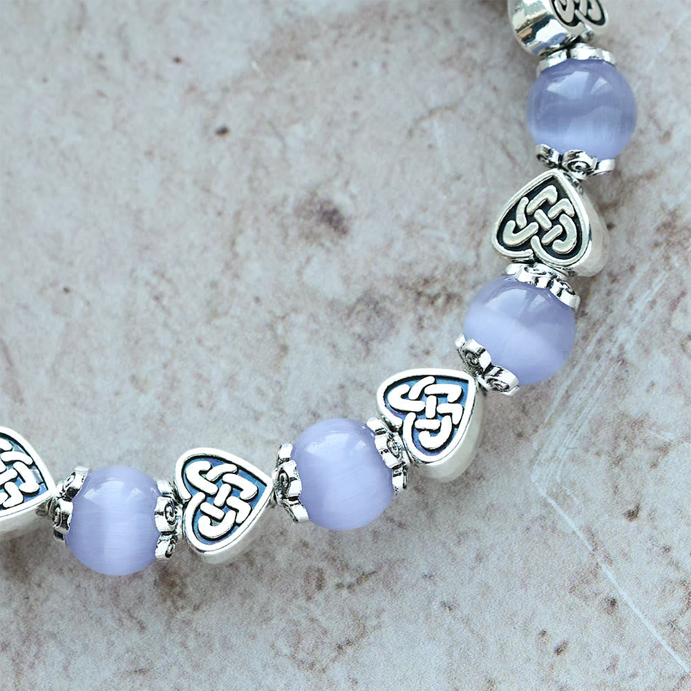 Celtic Knot Cat’s Eye Bracelet