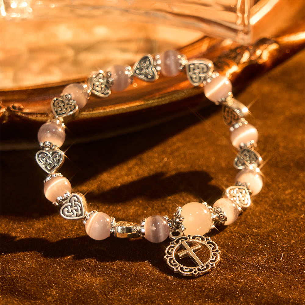 Celtic Knot Cat’s Eye Bracelet