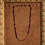 Perilla Wood Multi-Layer Rosary Bracelet with Earthy Beads & Sacred