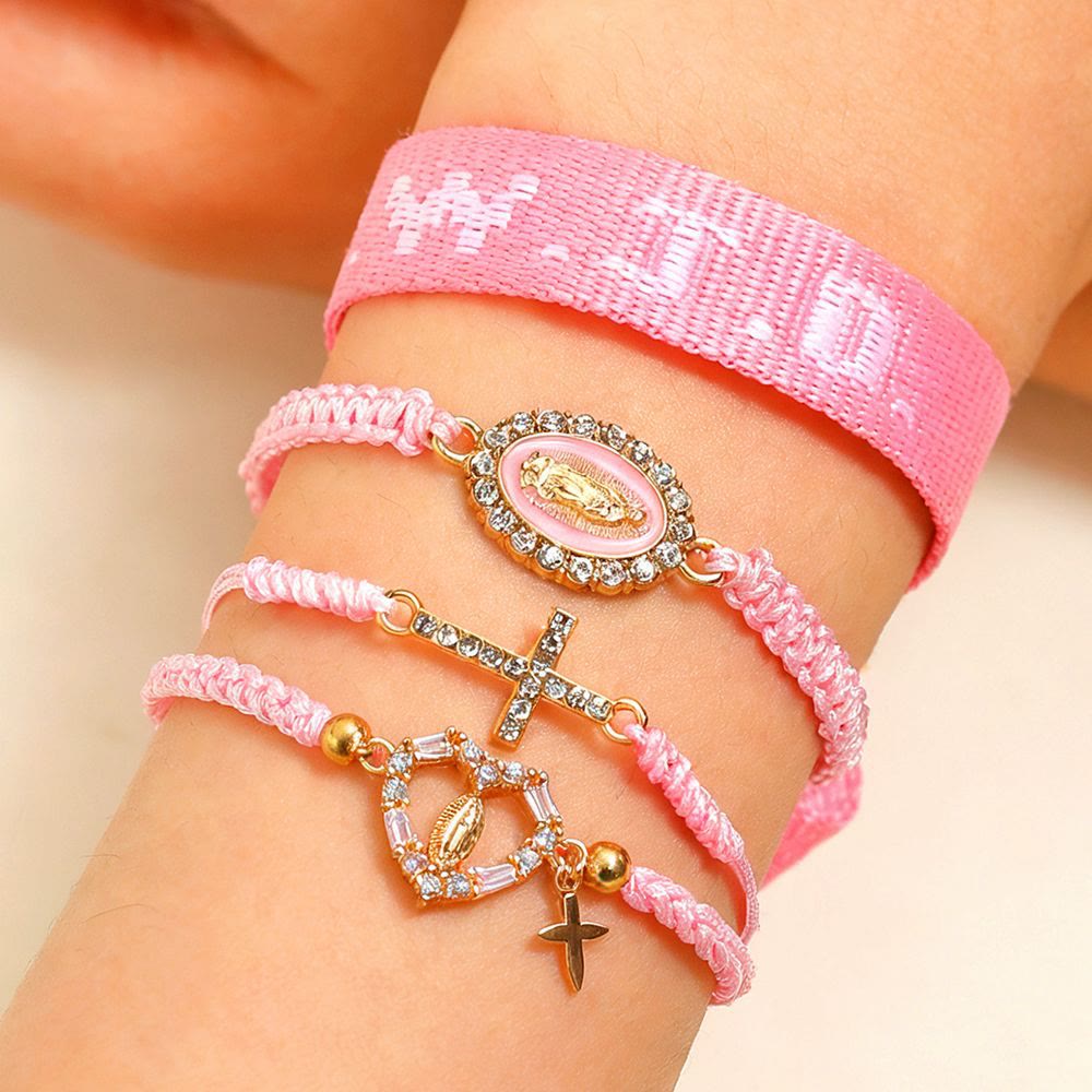Faith Prompt Bracelet with Cross Bead & WWJD Card