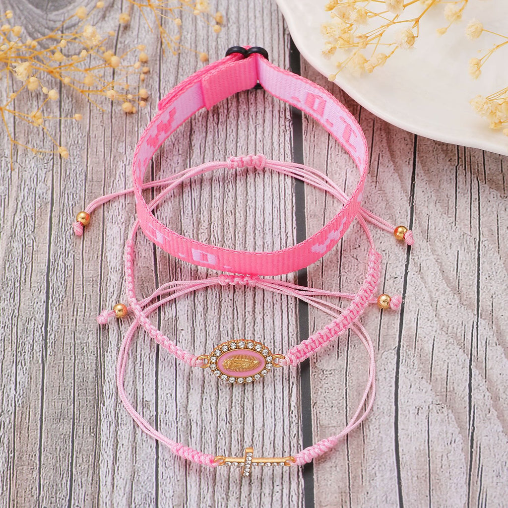 Faith Prompt Bracelet with Cross Bead & WWJD Card