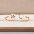 3-Color Faith Over Fear Mustard Seed Bangle