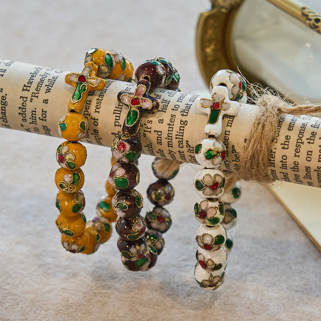 Cloisonné Enamel Filigree Faith Pieces