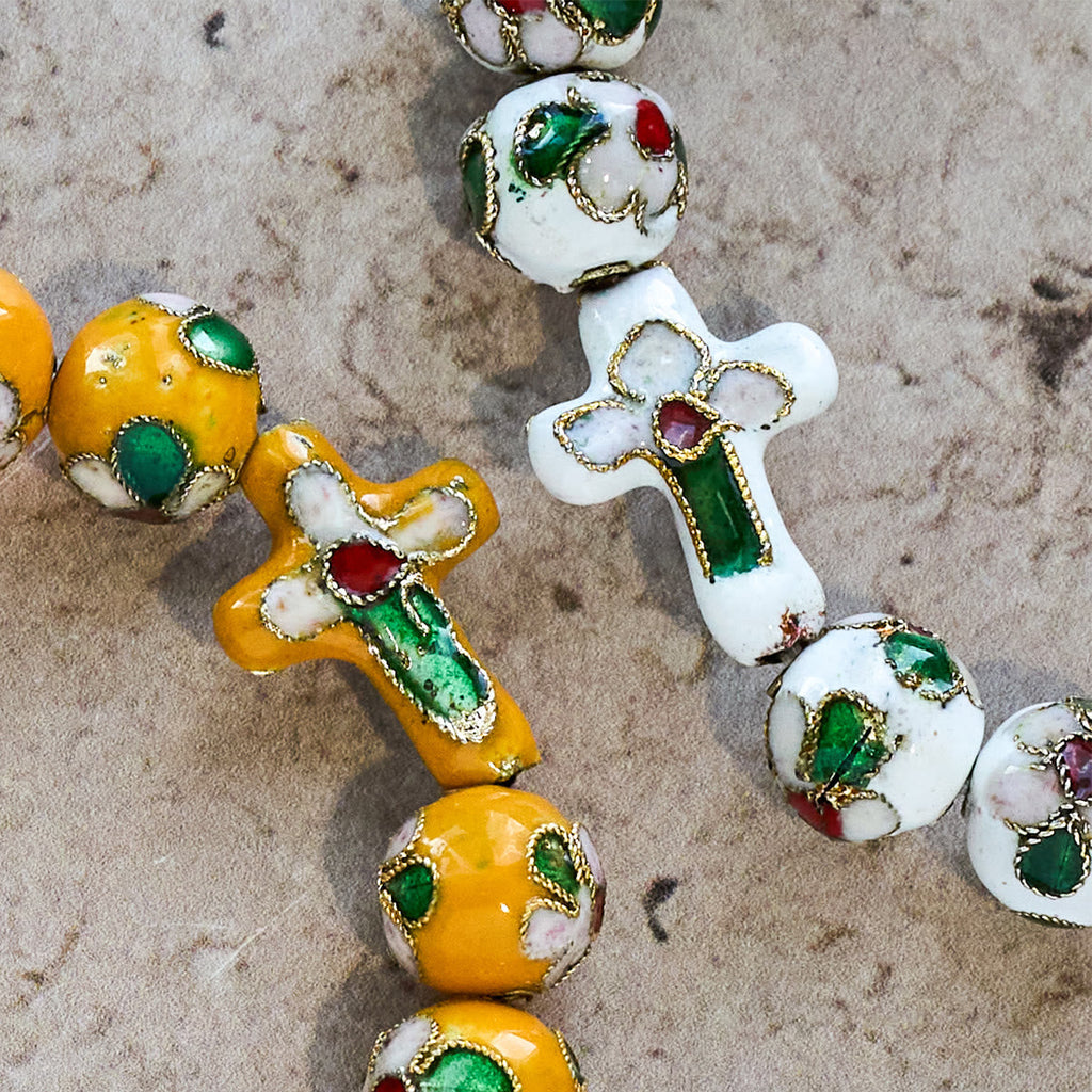 Cloisonné Enamel Filigree Faith Pieces