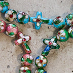 Cloisonné Enamel Filigree Faith Pieces