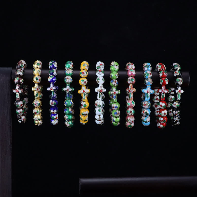 Cloisonné Enamel Filigree Faith Pieces