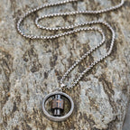 Rotating Cross Scripture Necklace