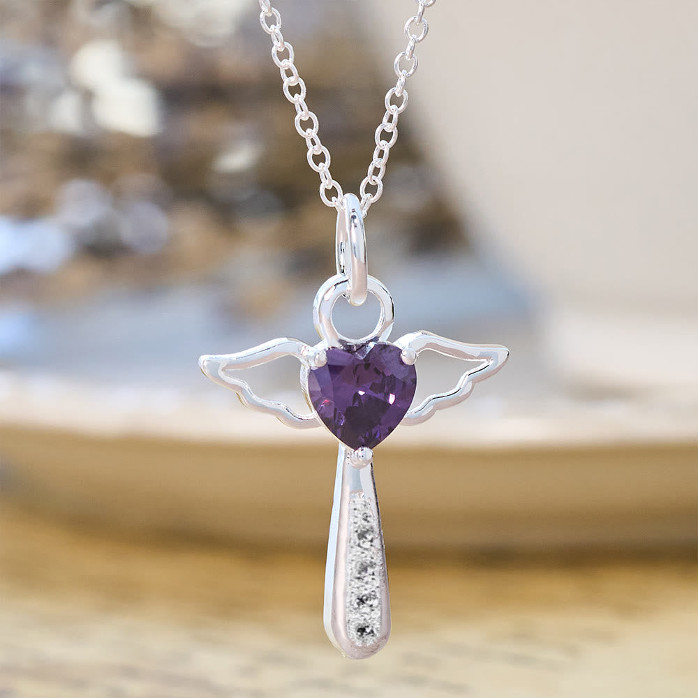 Angel Cross & Zircon Necklaces