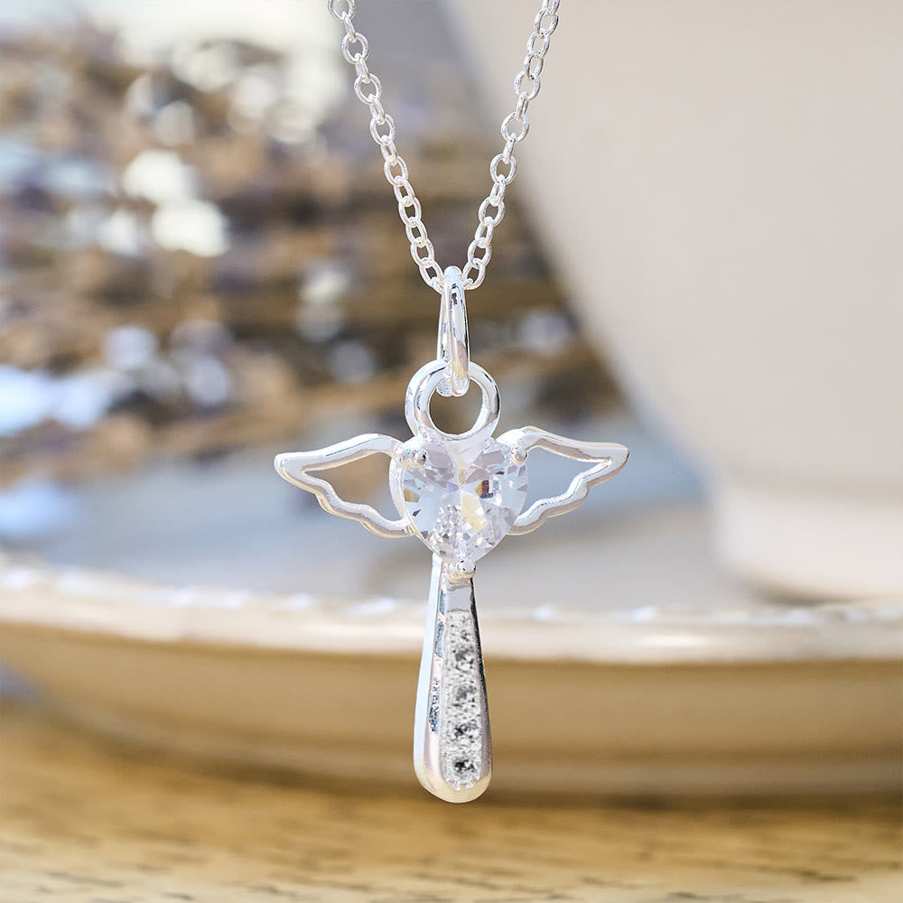 Angel Cross & Zircon Necklaces