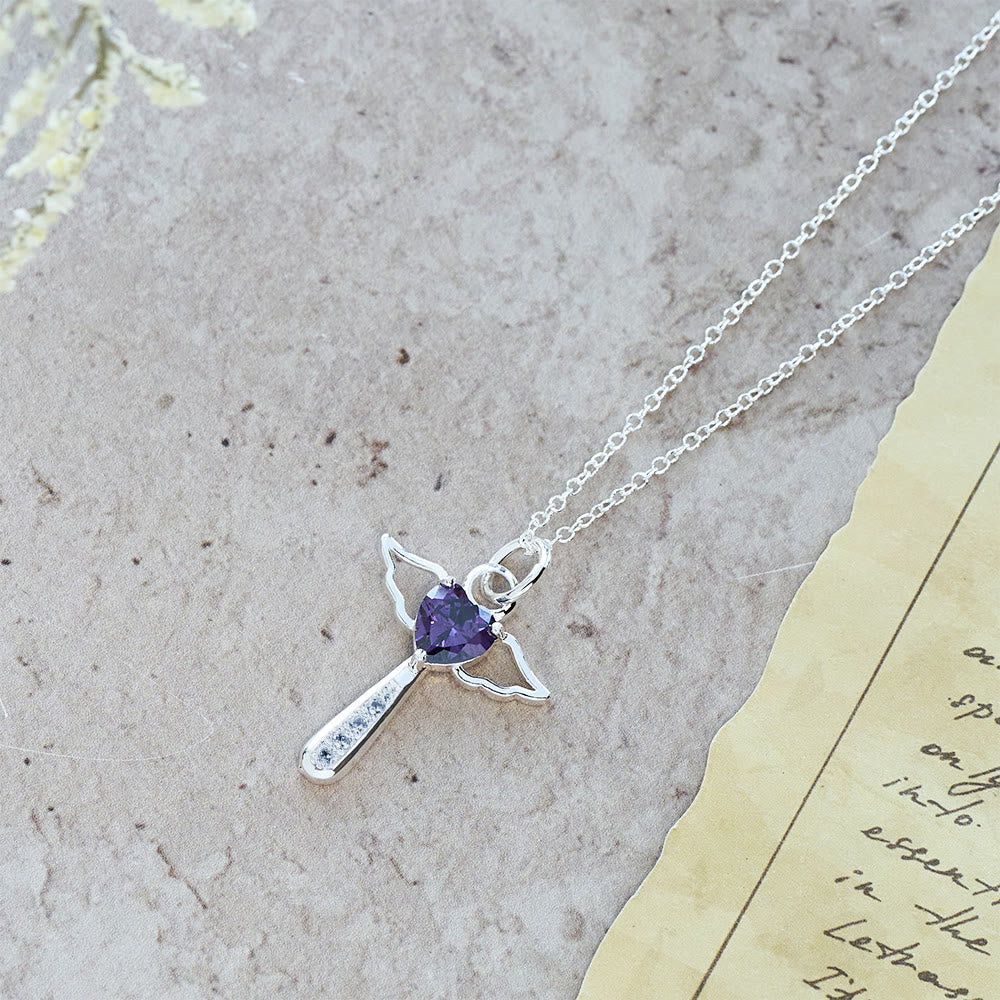 Angel Cross & Zircon Necklaces
