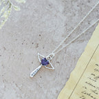 Angel Cross & Zircon Necklaces