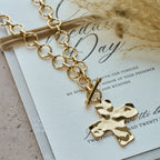 Hammered Cross Series Necklace