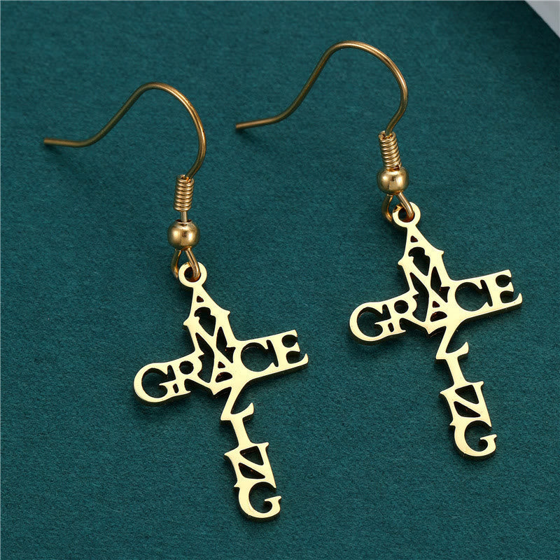 Cross & Grace Faith Earring