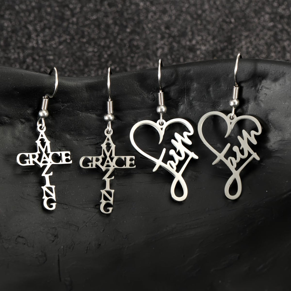 Cross & Grace Faith Earring