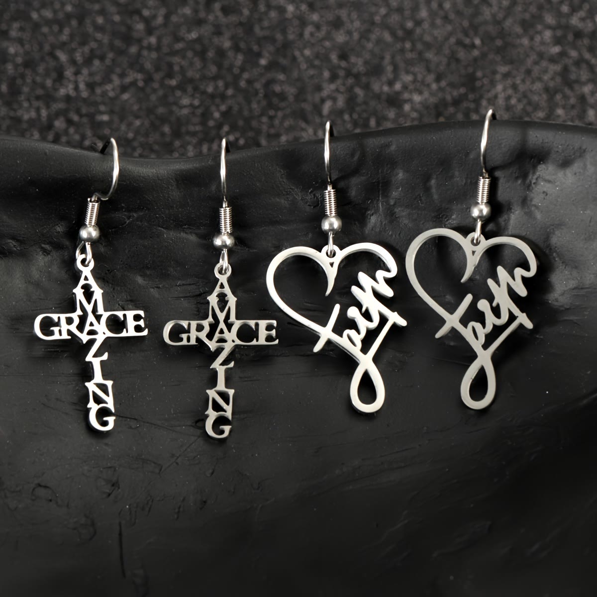 Cross & Grace Faith Earring