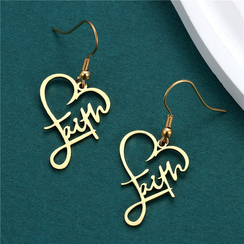 Cross & Grace Faith Earring