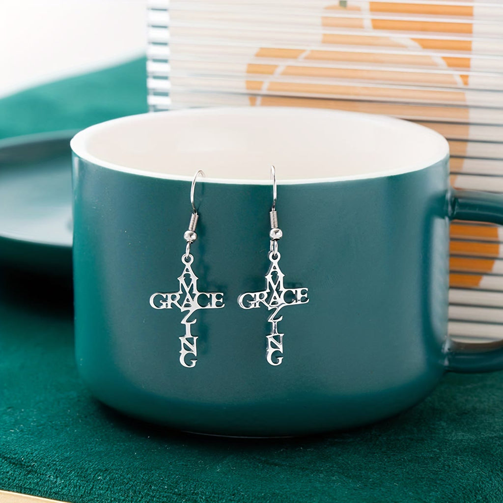 Cross & Grace Faith Earring