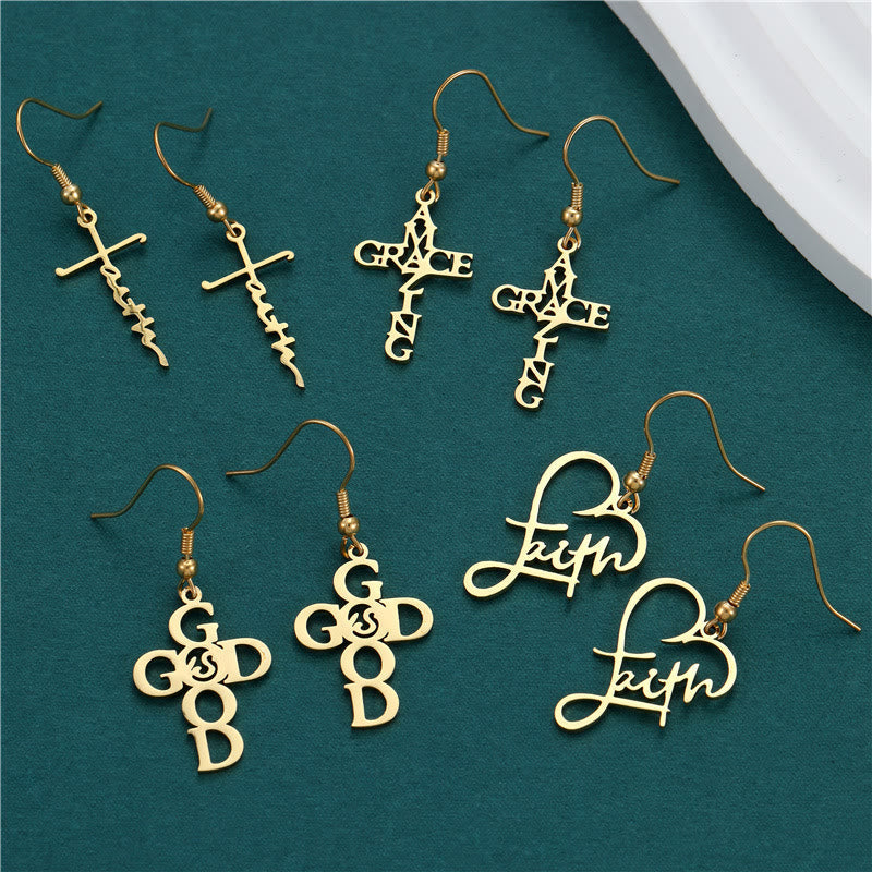 Cross & Grace Faith Earring
