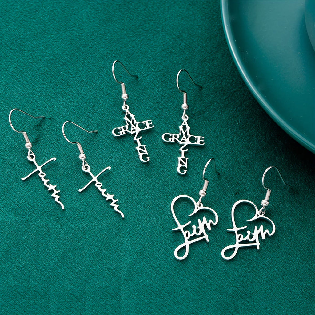 Cross & Grace Faith Earring