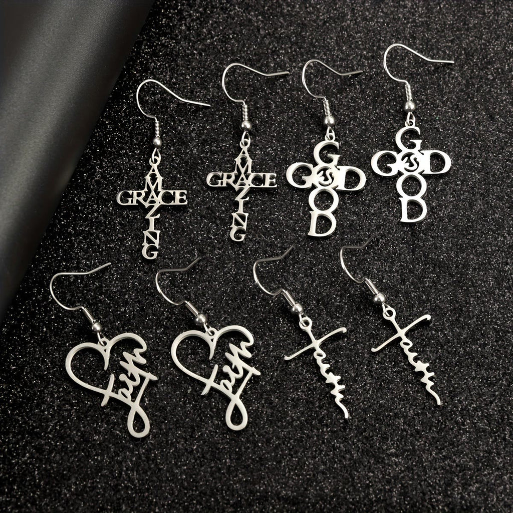 Cross & Grace Faith Earring