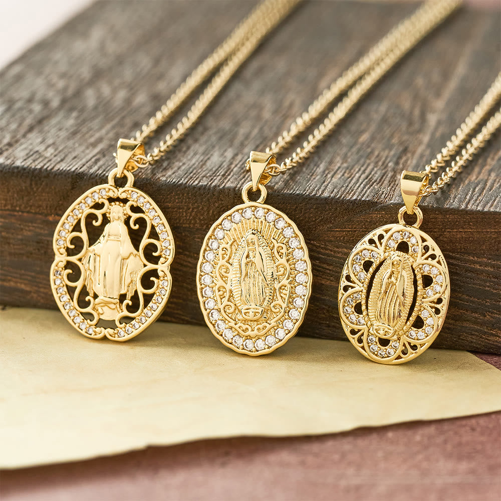 Our Lady Three-Design Necklace